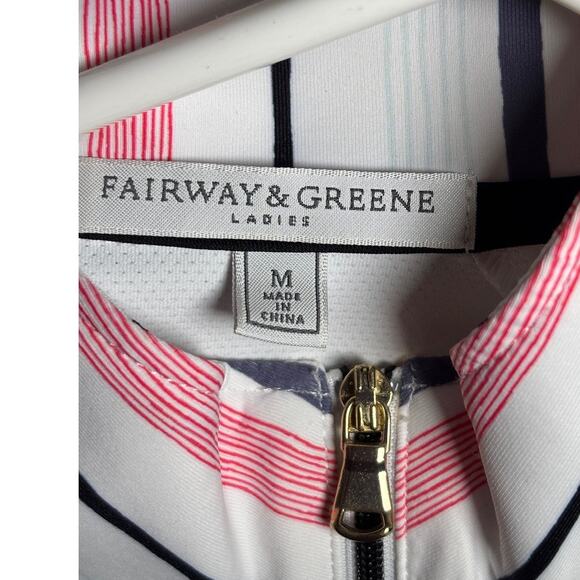 Fairway & Greene Golf Ladies M 1/2 Zip Pullover Long Sleeve Shirt - Picture 2 of 7